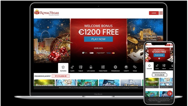 Royal Vegas en línea ofrece 1200 euros y giros gratis para jugar tragamonedas